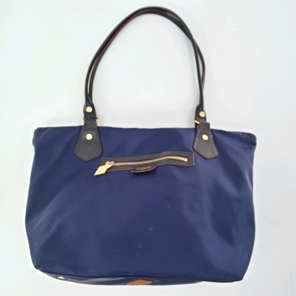 MZ Wallace Navy Blue Nylon Shoulder Bag